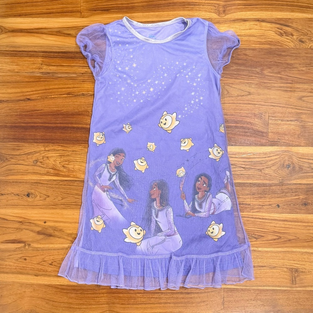 Disney Wish Layered Pajama Nightgown Size Small (6/6x)